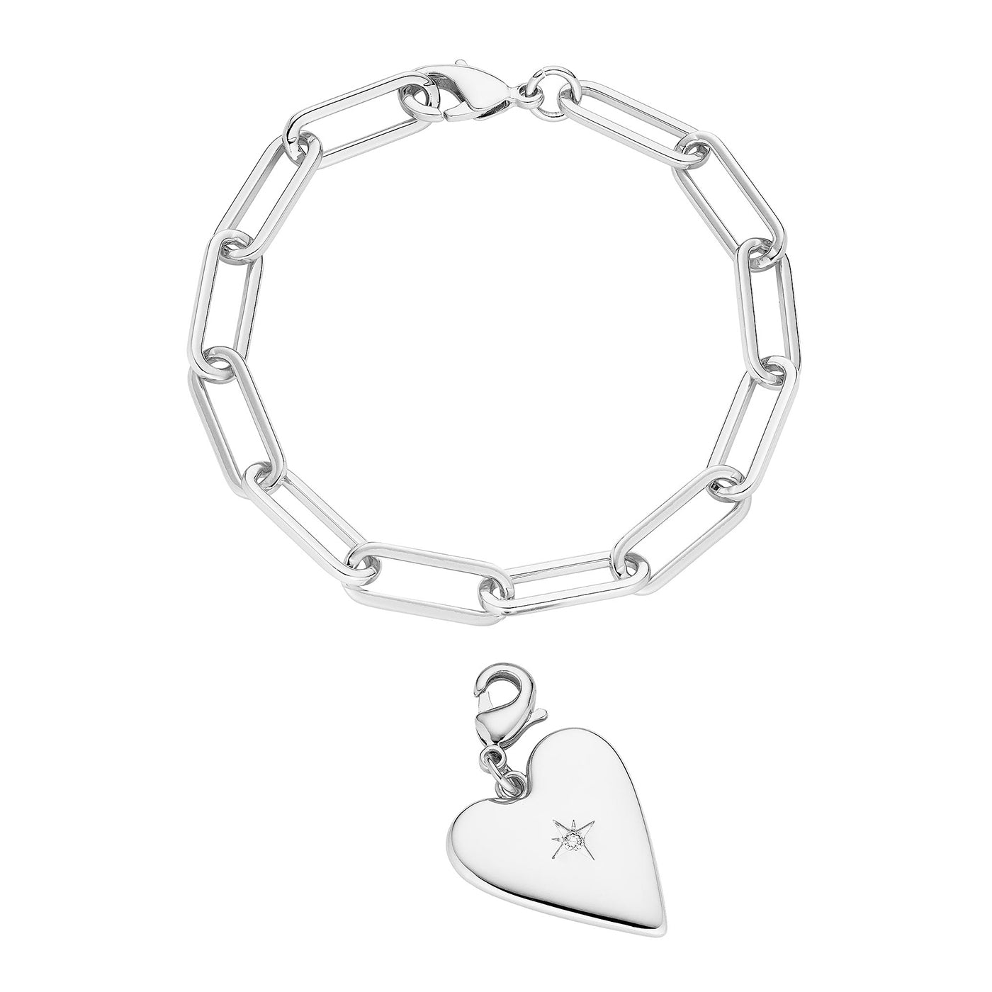 Heart Charm Bracelet
