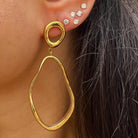 Wavy Double Drop Pierced Earrings

Yellow &amp; White Gold Plated
2.50" Long X 1.12" Wide


While supplies last. All Deals Of The Day sales are FINAL SALE.