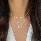 Dangle Chain Necklace

Yellow Gold Plated
Cubic Zirconia&nbsp;
18" Length