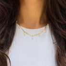 Pearl Dangle Link Necklace

Yellow Gold Plated Over Silver
Pearls: 3-4MM
17.5-18.5 Adjustable Length

While supplies last. All Deals Of The Day sales are FINAL SALE.