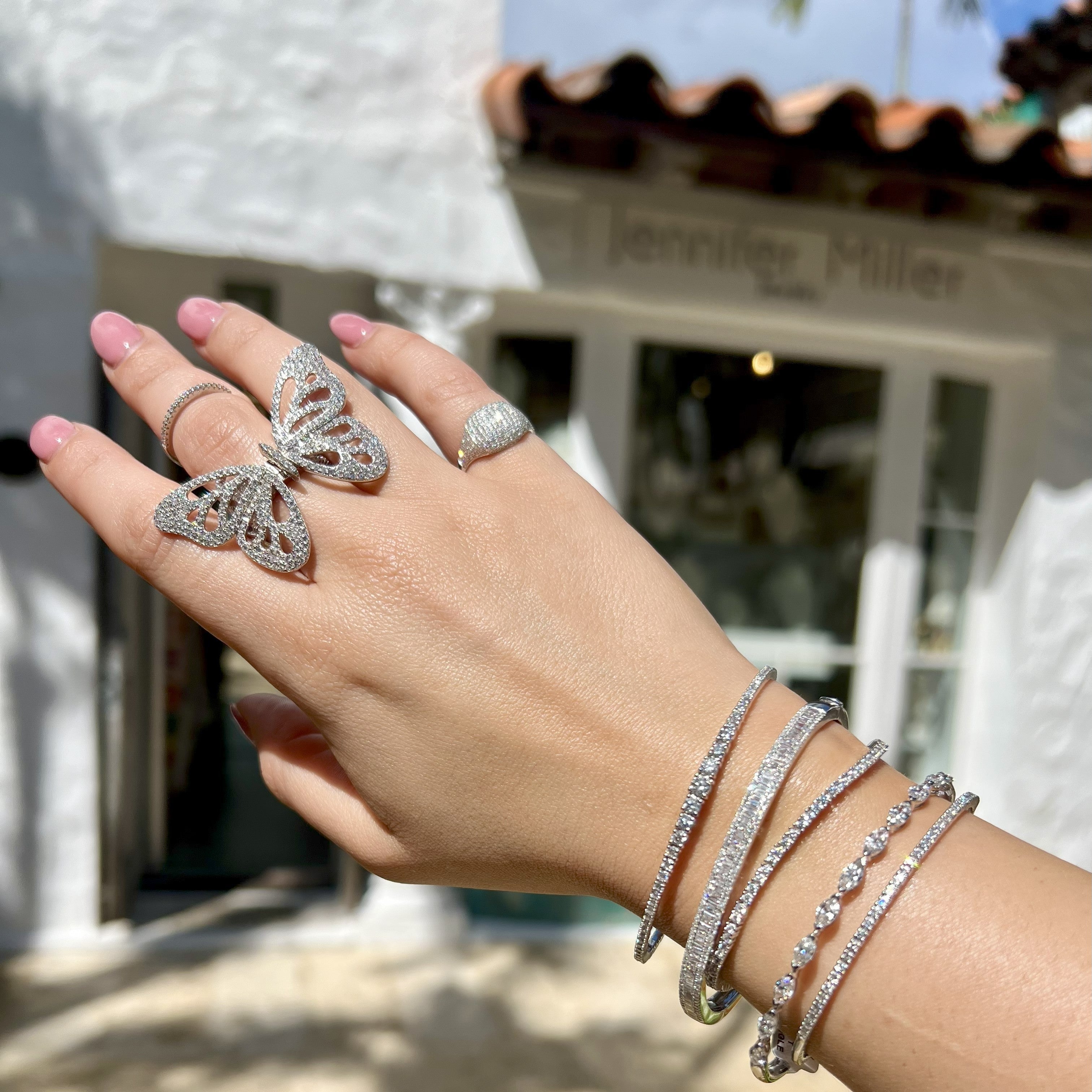 Movable Butterfly Ring