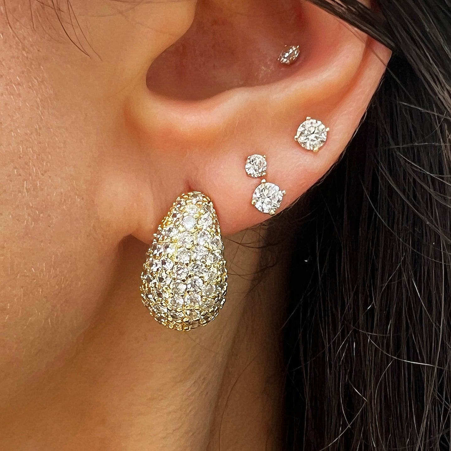 Crystal Raindrop Earrings