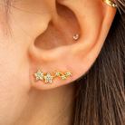 CZ 5 Star Stud Pierced Earrings

Yellow Gold Plated Over Silver
0.68" Long X 0.22" Wide

While supplies last. All Deals Of The Day sales are FINAL SALE.