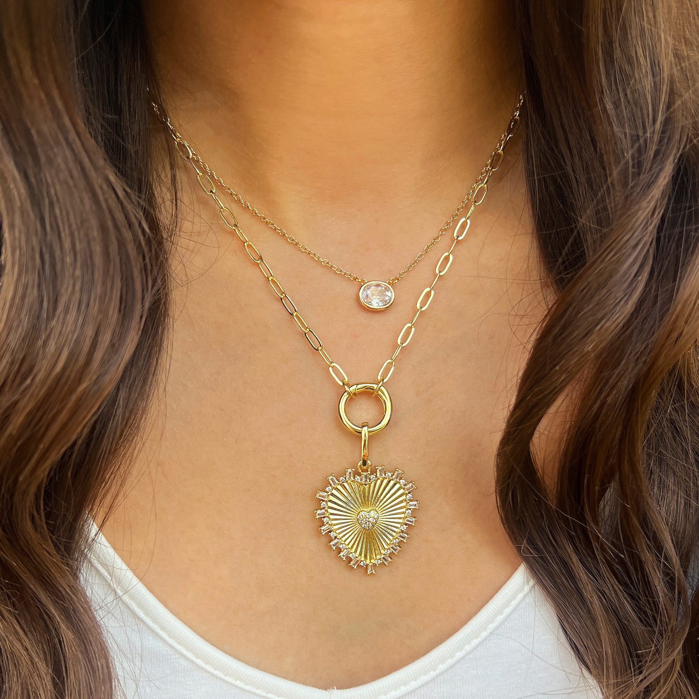 CZ Oval Solitaire Necklace

Yellow Gold Plated
Oval CZ: 0.39" Long X 0.31" Wide
16-18" Adjustable Length

While supplies last. All Deals Of The Day sales are FINAL SALE.