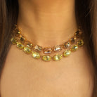 Yellow Oval Stone Necklace

Elevate your look with the Yellow Oval Stone Necklace. This sparkling piece adds a playful yet refined touch, perfect for any occasion. Its yellow stones catch the light beautifully, making it a versatile and elegant piece.

Yellow Gold Plated

Stones: 0.39" Wide
14.5-17" Adjustable Length