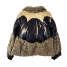 Black &amp; Olive Puffer Jacket

Faux Fur Detailing
Faux Wool Detailing
One Size