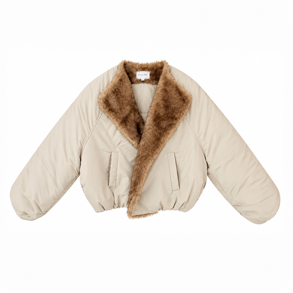Khaki Faux Fur Bomber Jacket

A chic khaki bomber jacket featuring a plush faux fur collar in a warm caramel tone. Designed with a relaxed, cropped silhouette, voluminous sleeves, and front pockets. An effortlessly cozy statement piece for cooler days.

Size: XS/SM
Color: Khaki
Plush faux fur collar and front trim
Cropped, relaxed fit
Voluminous long sleeves
Elasticated cuffs and hem
Two front pockets