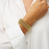 Beaded Wrap Bracelet

14K Yellow Gold Plated
Beads Range from 4mm to 8mm&nbsp;
0.85" Wide&nbsp;
Inside Diameter Is 6.75"
Wrap bracelet, will fit most wrists