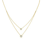 Gold necklace with two diamond pendants on a white background

Double Bezel Solitaire Chain Necklace

Yellow Gold Plated
Small Bezel: 1.5 Carat
Large Bezel: 3.0 Carat
16-20" Long
Faux Bezel Diamond