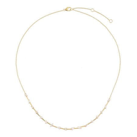 Multi Shape Diamond Bar Necklace

14K Yellow Gold
0.97 Diamond Carat Weight
16-18" Adjustable Length