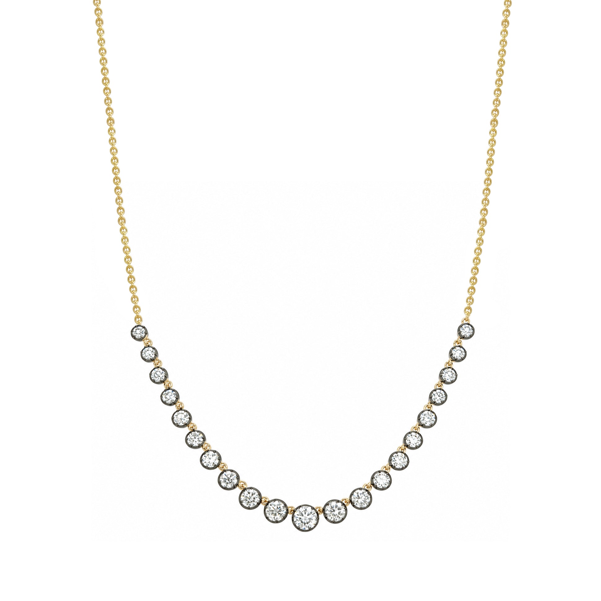 Cascade Lab Grown Diamond Necklace View 1