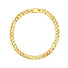 Angular Cuban Link Necklace

Yellow Gold Plated Over Stainless Steel
Links: 0.40" Wide X 0.14" Thick
16" Length