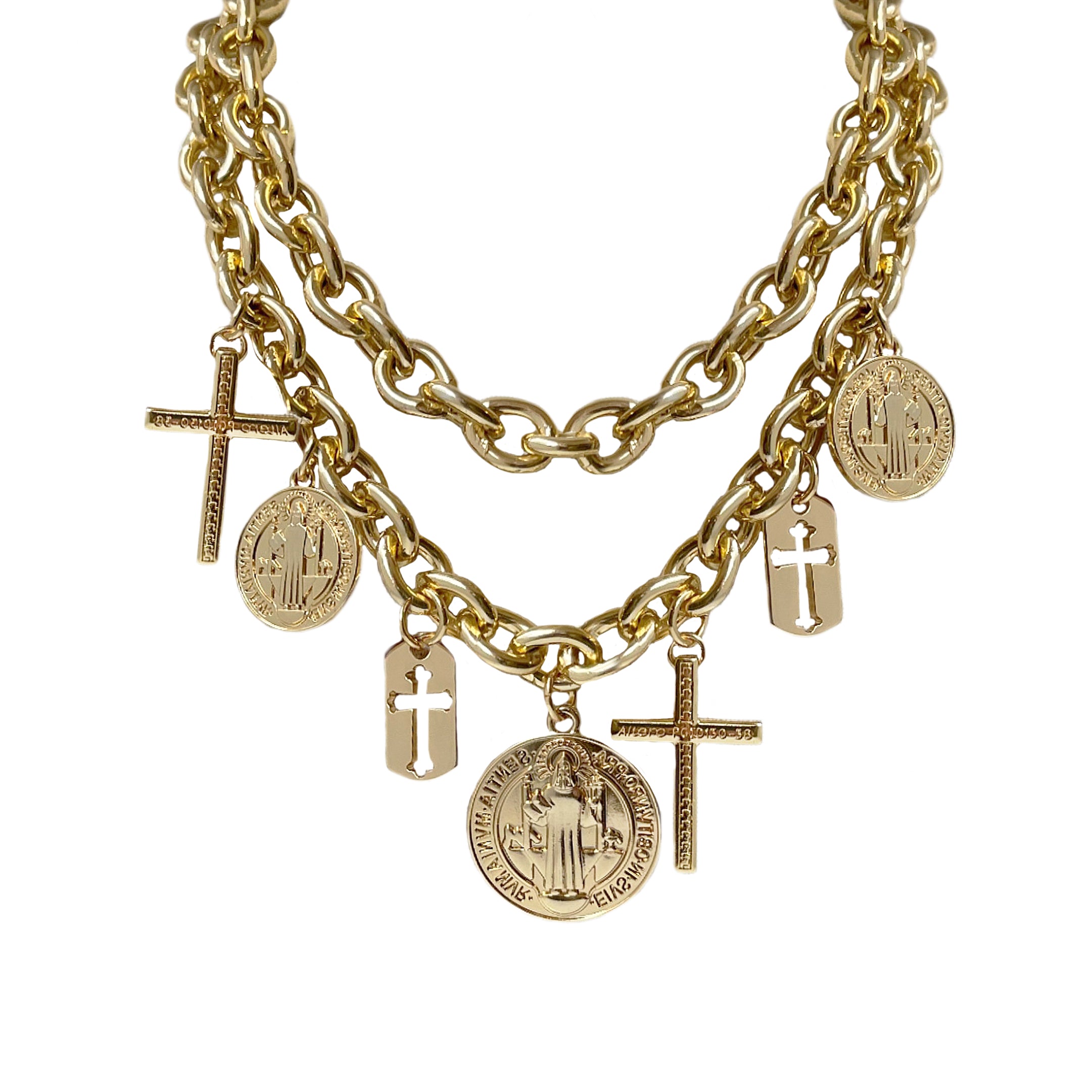 Chunky Charm Necklace