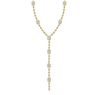 Bezel Lariat Chain Necklace

Yellow Gold Plated
3.75" Drop
16.5-18.5" Adjustable Length