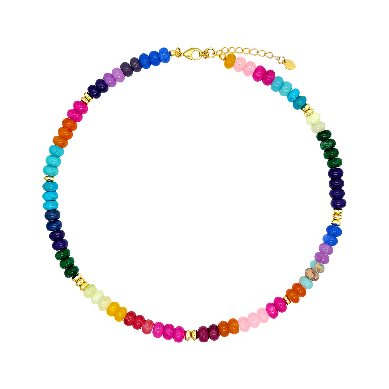 Rainbow Bead Necklace