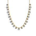 CZ Stone Drop Bead Chain Necklace

This Drop Stone Necklace features an organic shape that adds a unique touch to your jewelry collection. Its distinctive design offers a subtle yet striking sparkle, making it a refined statement piece for everyday elegance.

Yellow Gold &amp; Oxidized Plating Over Silver
CZ Stones: 4 &amp; 6MM
17-19" Adjustable Length