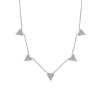 Pave CZ 5 Heart Station Necklace

White Gold Plated
Hearts: 0.35" Long X 0.31" Wide
16-20" Adjustable Length

While supplies last. All Deals Of The Day sales are FINAL SALE.