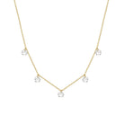 Dangle Chain Necklace

Yellow Gold Plated
Cubic Zirconia&nbsp;
18" Length