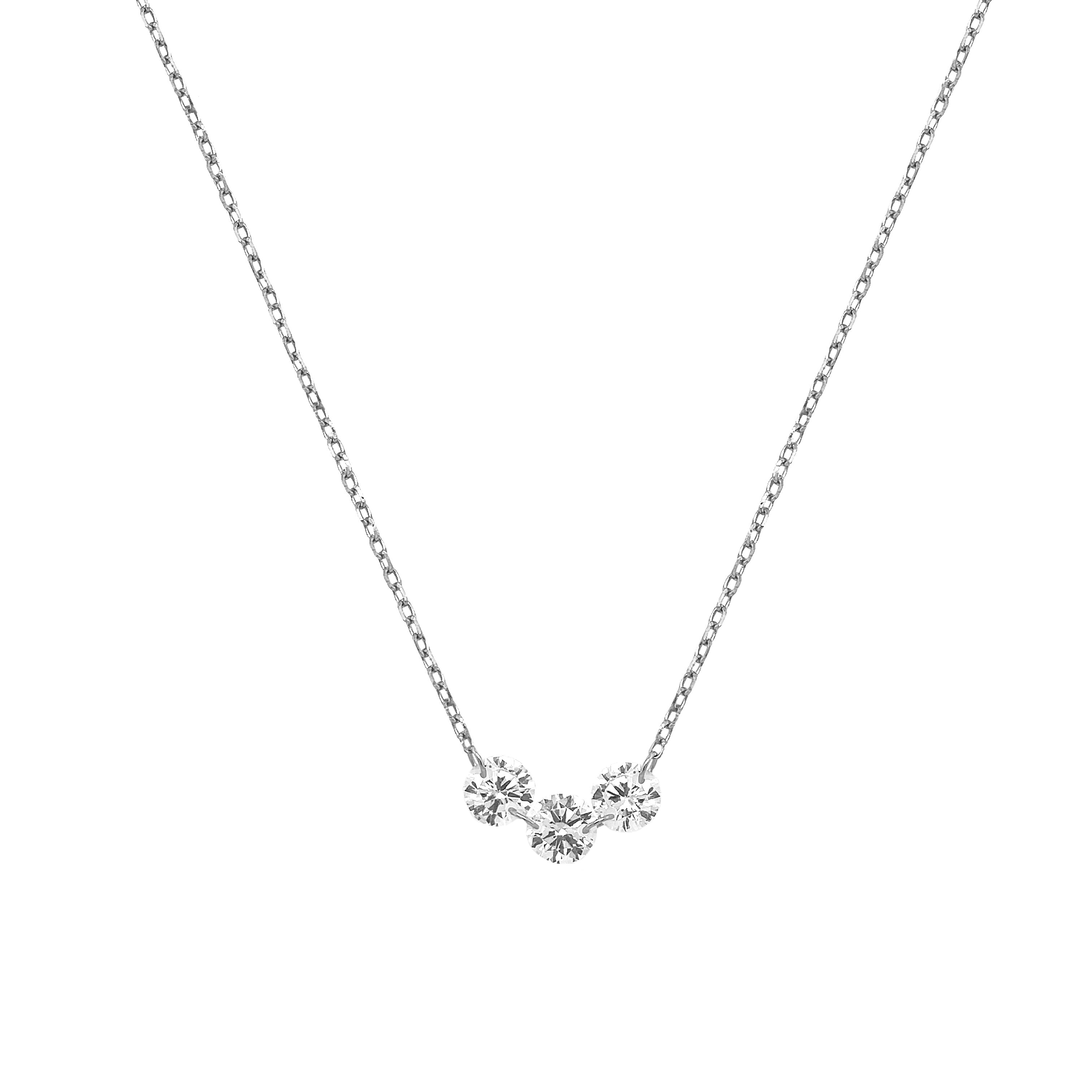 Triple CZ Necklace

White Gold Plated Over Silver
CZs: 6mm
18" Length

While supplies last. All Deals Of The Day sales are FINAL SALE.