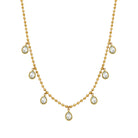 Multi Tear Drop Necklace