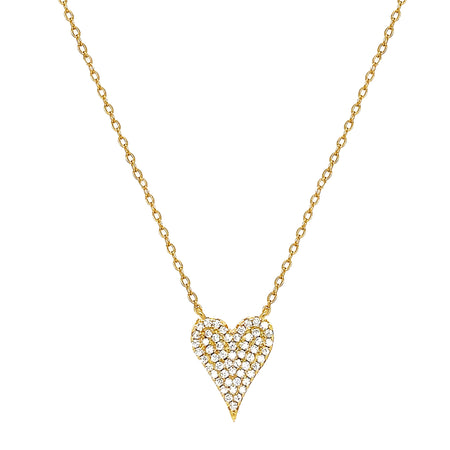 Pave Love Necklace- Small