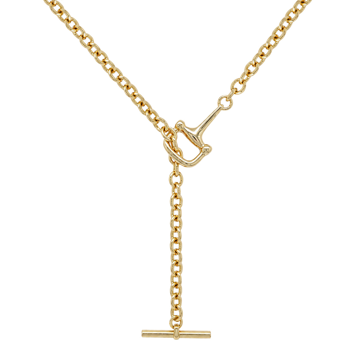 Horse Bit Lariat Necklace