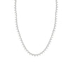 Diamond Cluster Necklace  14K Yellow Gold 1.38 Diamond Carat Weight 15-17" Adjustable Length