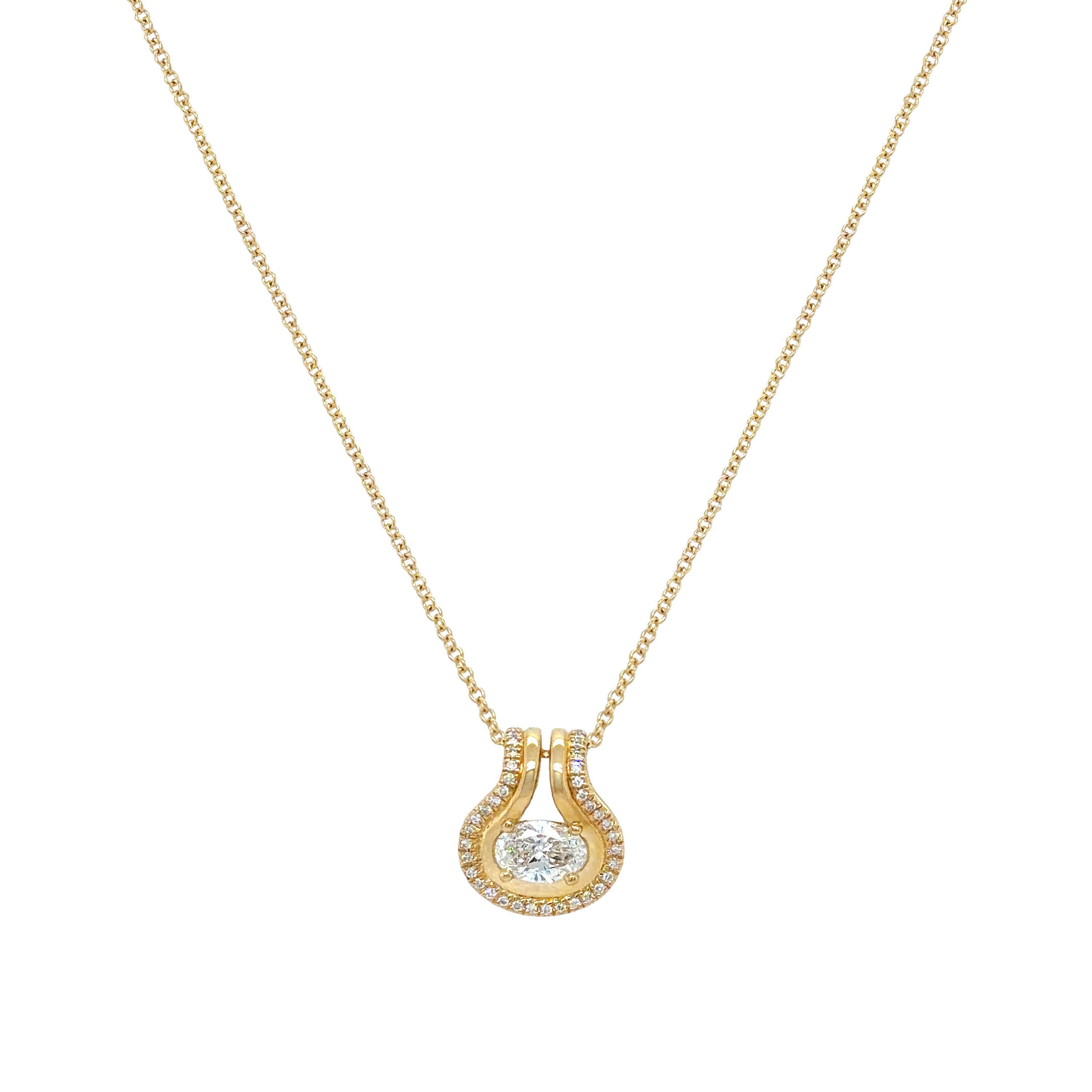 14K Oval Lab Grown Diamond Pendant Necklace

14K Yellow Gold
0.48 Diamond Carat Weight
16-18" Adjustable Length
Color FG
VS Clarity
