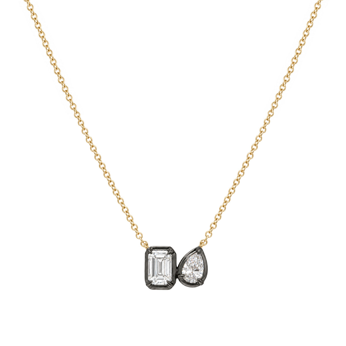 14K Lab Grown Diamond 2 Stone Georgian Style Necklace

14K Yellow &amp; Oxidized Gold
0.98 Diamond Carat Weight
16-18" Adjustable Length
Color F
VS1 Clarity14K Lab Grown Diamond 2 Stone Georgian Style Necklace

14K Yellow &amp; Oxidized Gold
0.98 Diamond Carat Weight
16-18" Adjustable Length
Color F
VS1 Clarity