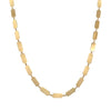 Rectangle Bar Necklace  14K Yellow Gold 18-19.5" Adjustable Length