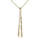 Leaf Lariat Chain Necklace

Yellow Gold Plated
38" Long