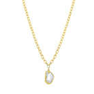 Pearl Pendant Chain Necklace

Yellow Gold Plated
Pearl: 1.20" Long X 0.78" Wide
34" Length