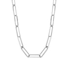 <p>Chain Link Necklace</p> <ul> <li>White Gold Plated</li> <li>15.5-17.5" Adjustable Length<br></li> <li>Links: 0.94" Long X 0.24" Wide</li> </ul> <p><span style="color: #ff2a00;"><em>While supplies last. All Deals Of The Day sales are FINAL SALE.</em></span></p>