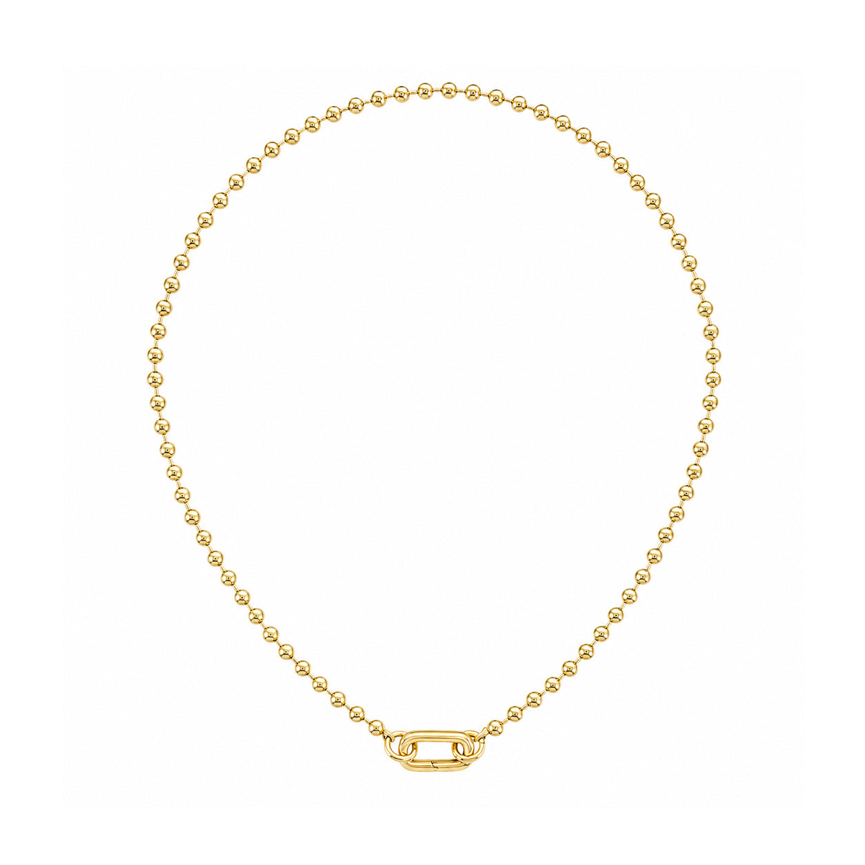 Ball Chain Clip Necklace