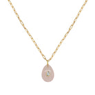 Pink Quartz Charm Link Chain Necklace

A soft statement with a modern edge, this pink quartz charm necklace features a polished teardrop stone accented with a hint of sparkle, set on a delicate link chain. It adds a soft pop of color while remaining effortlessly chic. Perfect for layering or wearing on its own for a refined, feminine touch.

Yellow Gold Plated
Pendant: 1.38" Long X 0.79" Wide
15.5-19" Adjustable Length