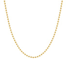 Bead Ball Chain Necklace

Yellow Gold Plated
30" Length
