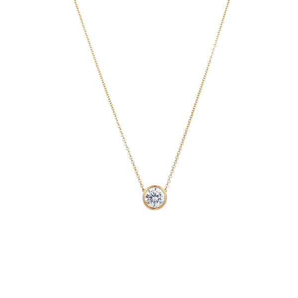 Small Solitaire Necklace – Jennifer Miller Jewelry