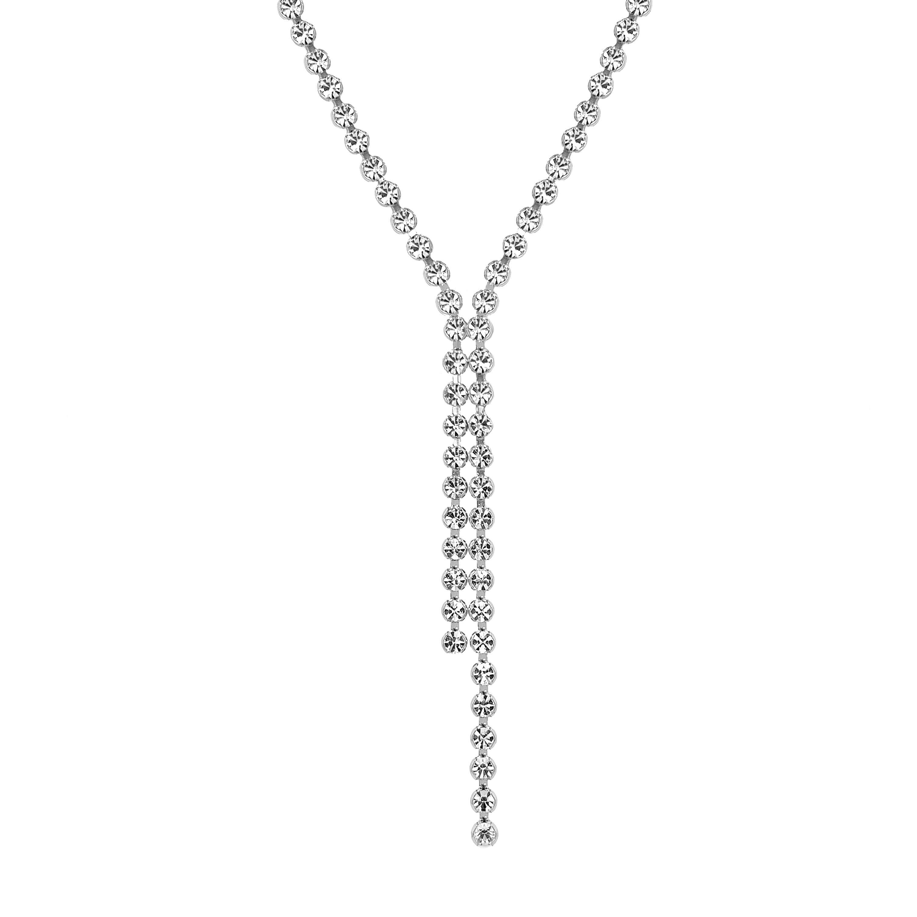 2 Strand CZ Lariat Tennis Necklace

White Gold Plated
0.14" Wide


While supplies last. All Deals Of The Day sales are FINAL SALE.