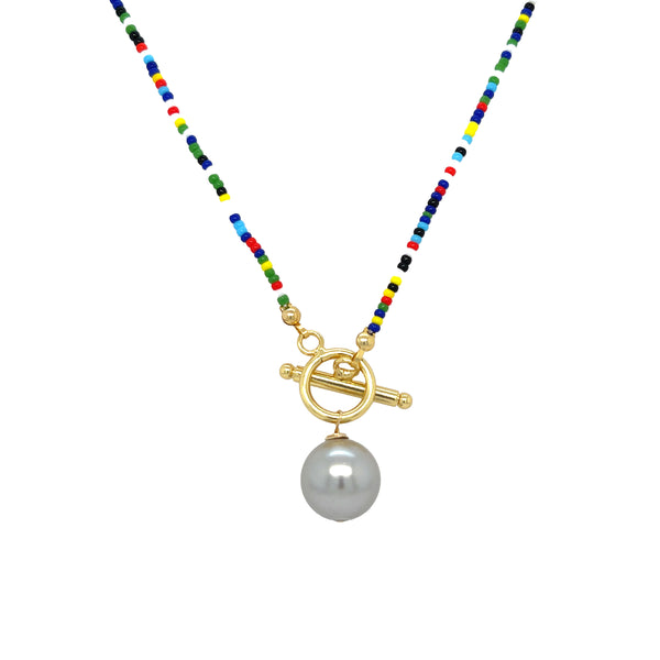 [HARANG] ★BTS 着用★ Pearl Point Gemstone Beads Necklace K-pop Bts Jungkook From Permission to Dance Concert