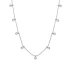 <p>CZ Dangle Necklace</p> <ul> <li>White Gold Plated</li> <li>16.5-18.5" Adjustable Length<br></li> <li>CZ Dangles: 0.15" Wide</li> </ul> <p><span style="color: #ff2a00;"><em>While supplies last. All Deals Of The Day sales are FINAL SALE.</em></span></p>