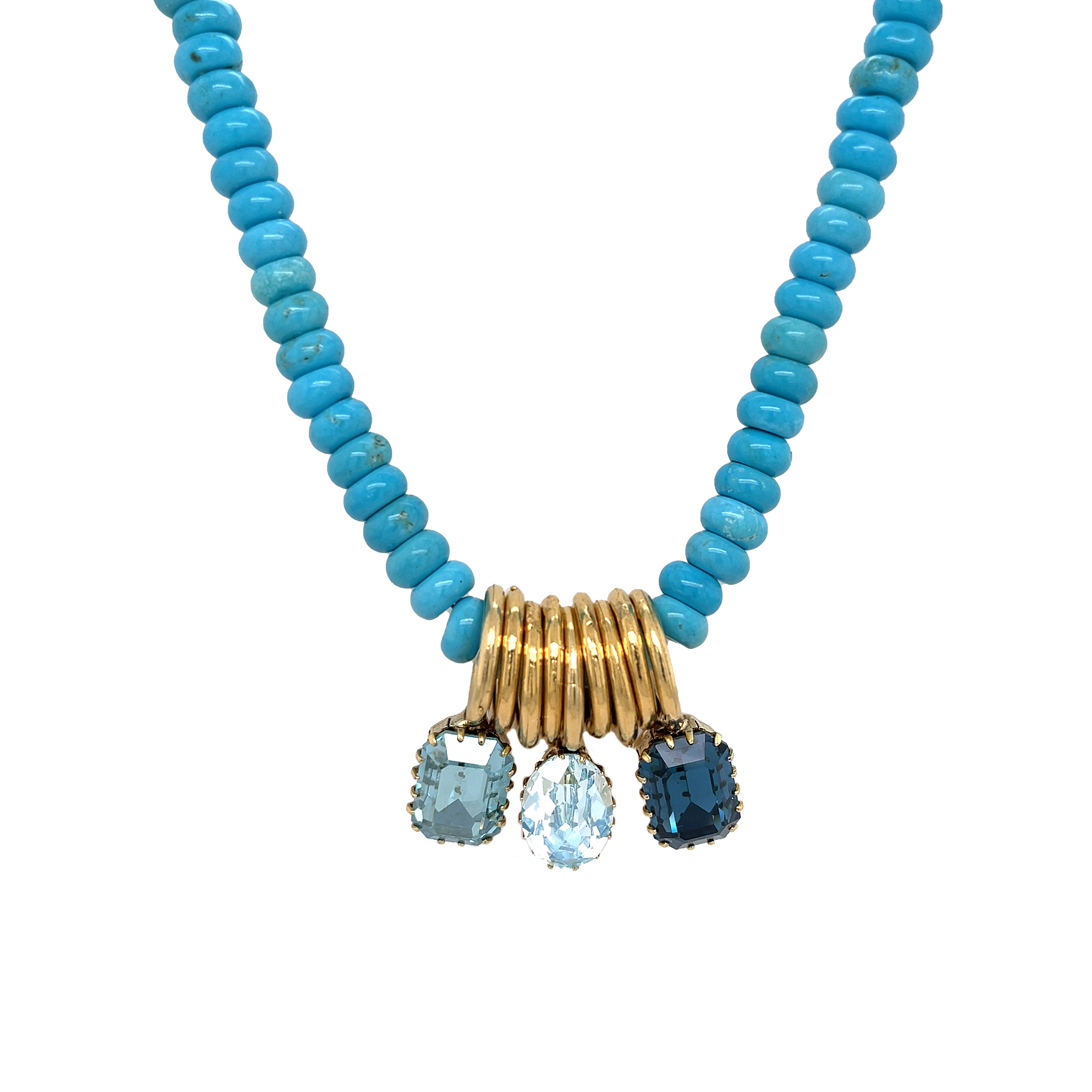 Multi Charm Beaded Necklace