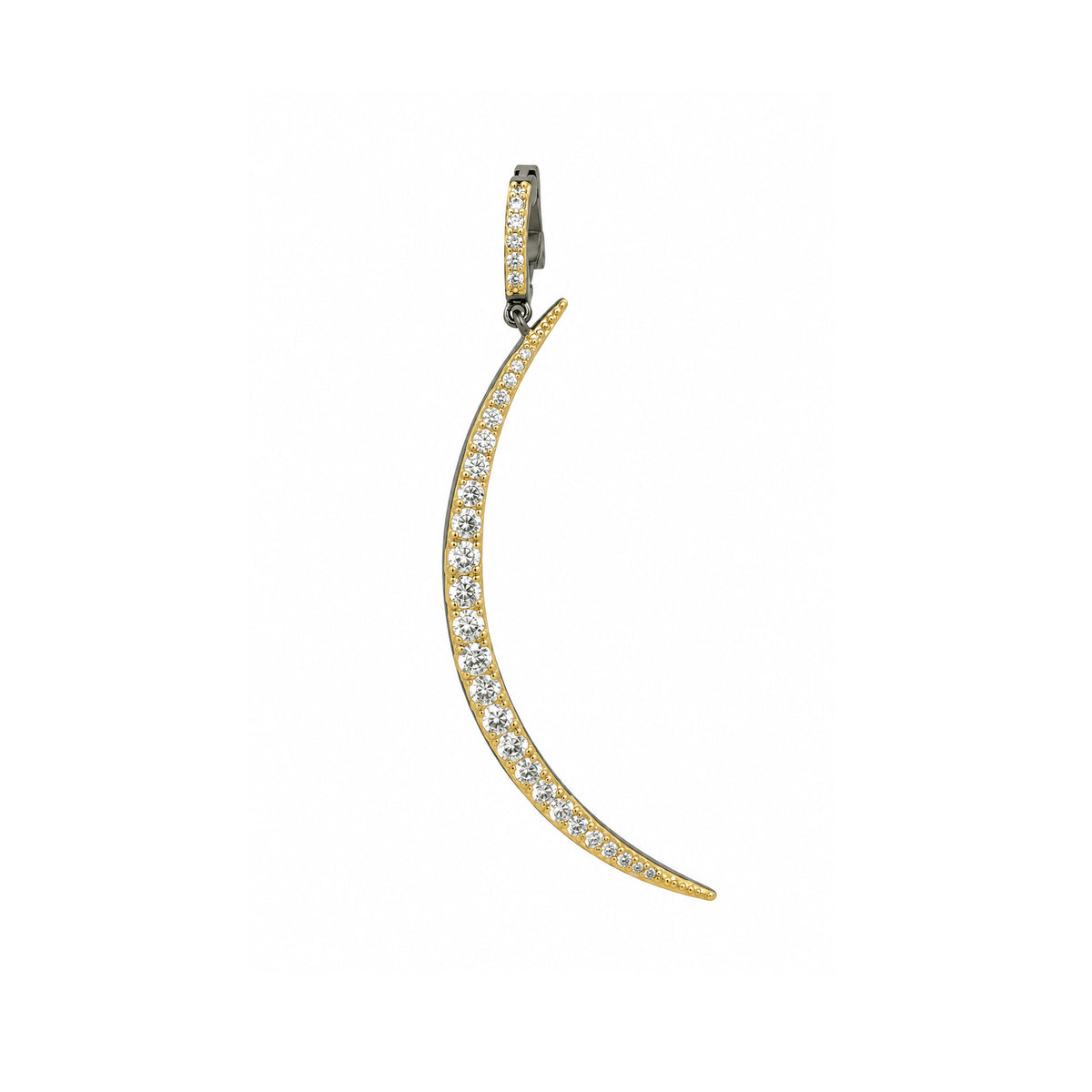 Half Moon Charm Pendant

Yellow Oxidized Gold Plated
2.44" Long x 0.12" Wide
