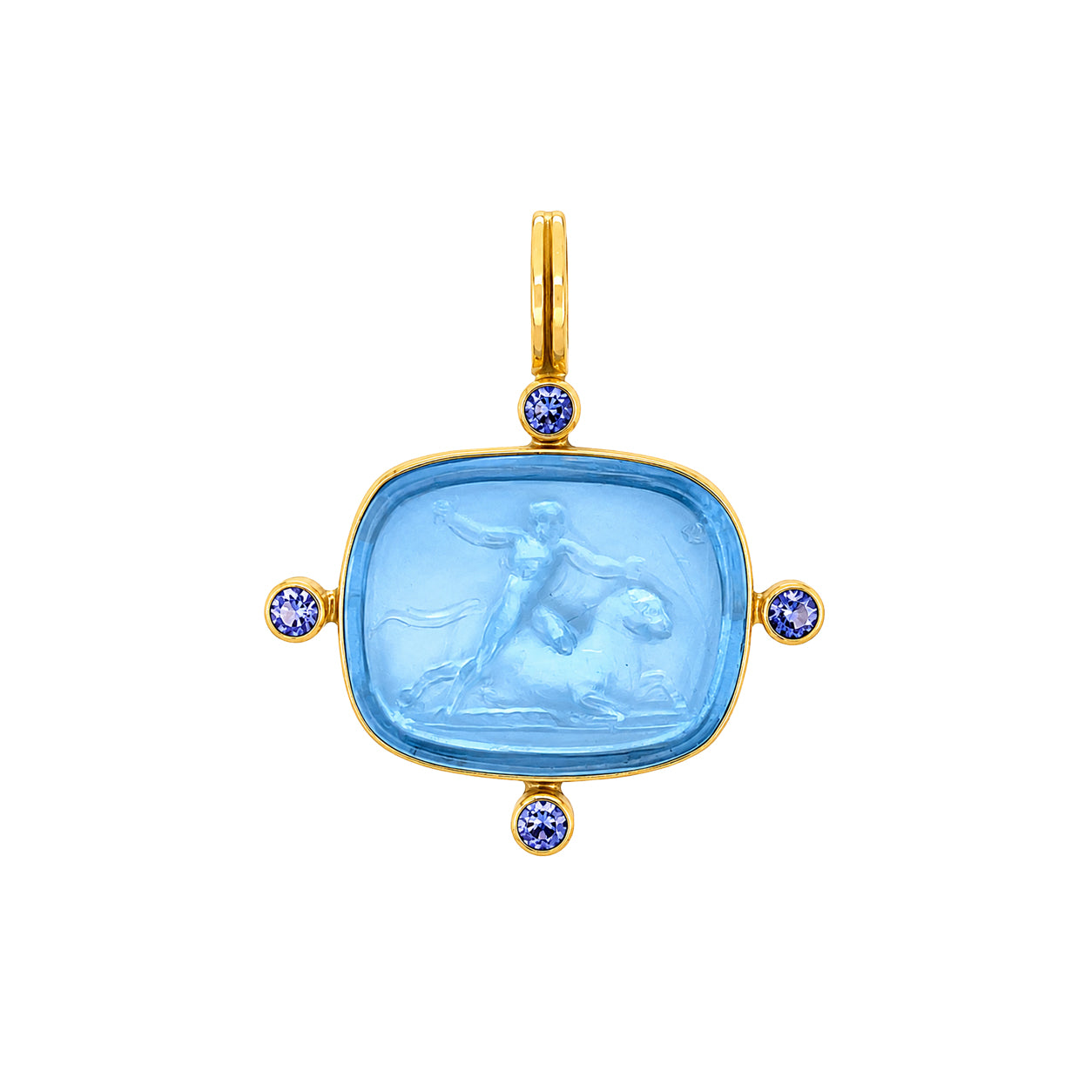 Periwinkle Intaglio Pendant