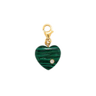 Malachite Bezel Heart Charm

This Malachite Heart Charm features rich green malachite with a bezel of cubic zirconia accent for a subtle sparkle. Finished in yellow gold plating, it adds a bold and timeless touch to any charm stack.

Yellow Gold Plated
0.74" Long X 0.64" Wide
Cubic Zirconia&nbsp;
Malachite