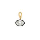 Lab Diamond Oval Shape Charm With Black Rhodium

Elegant and endlessly versatile, this oval-shaped lab-grown diamond charm adds refined sparkle to your favorite chain. The contrast of black rhodium and 14K yellow gold gives this classic design a fresh, contemporary edge.

14K Yellow Gold &amp; Oxidized Gold
2.0 Lab Diamond Carat Weight