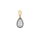 Pear Shape Charm With Black Rhodium

Elegant and endlessly versatile, this pear-shaped faux diamond charm adds refined sparkle to your favorite chain. The contrast of black rhodium and 14K yellow gold gives this classic design a fresh, contemporary edge.

14K Yellow Gold &amp; Oxidized Gold
2.0 Faux Diamond Carat Weight