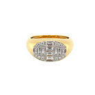 Baguette &amp; Round Diamond Flat Oval Top Ring

14K Yellow Gold
0.93 Diamond Carat Weight
Adjustable Size 6-8