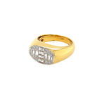 Baguette &amp; Round Diamond Flat Oval Top Ring

14K Yellow Gold
0.93 Diamond Carat Weight
Adjustable Size 6-8