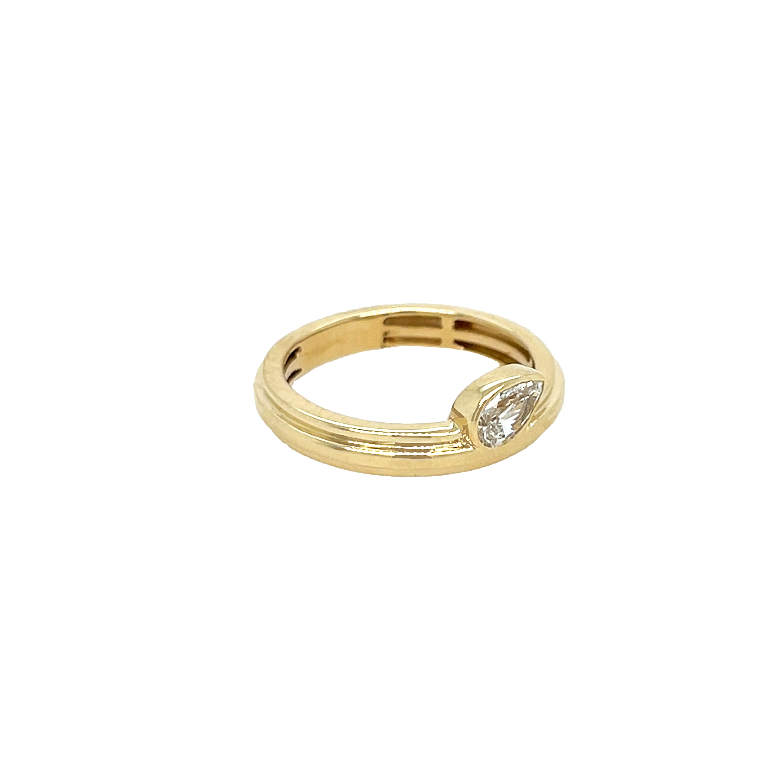 SALE Diamond Pear Shape Ring