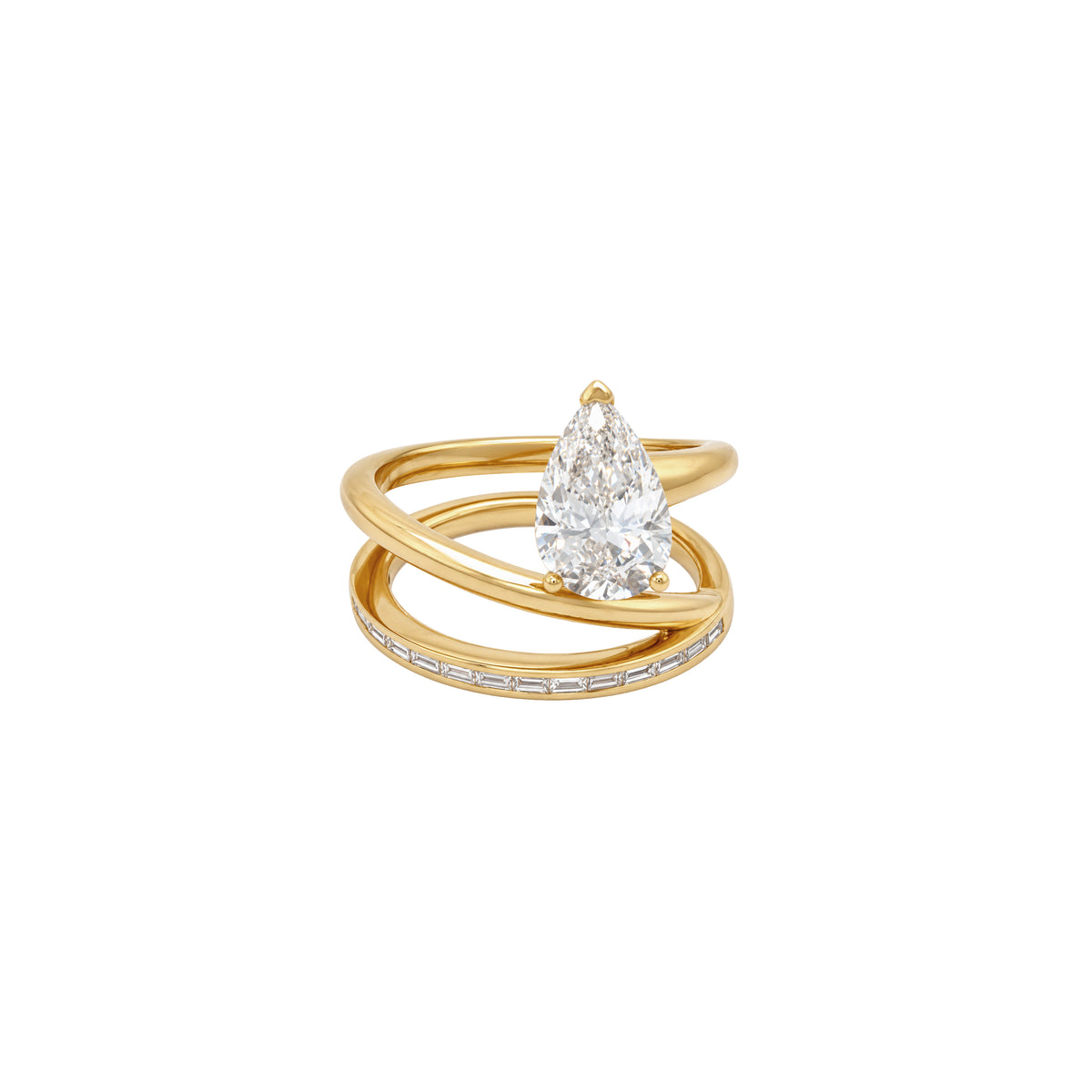 Lab Grown Tear Diamond Bag Ring

14K Yellow Gold
Natural Diamond Pave: 0.18 Diamond Carat Weight
Tear Lab grown Diamond: 2.09 Diamond Carat Weight
Color F&nbsp;
VS1 Clarity